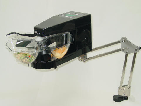 The Mealtime Partner Mounted on Support Arm