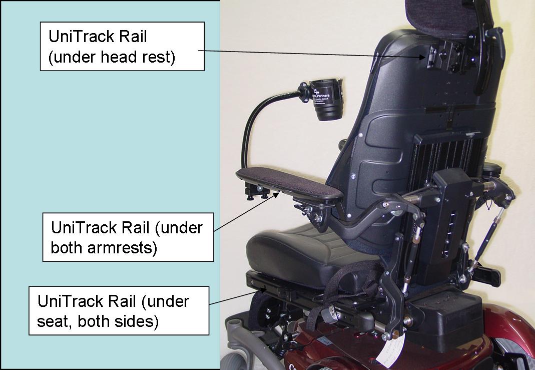 Wheelchair with UniTrack