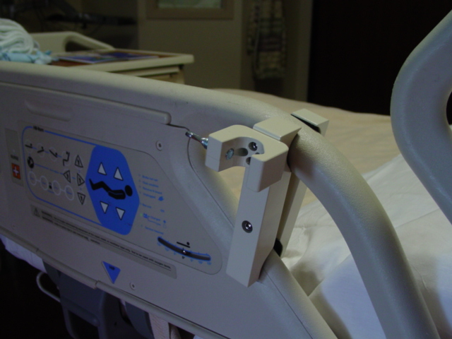 Hospital Bed Clamp on Bed