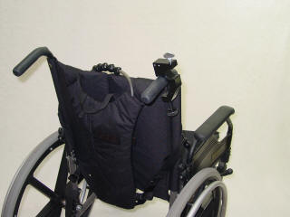 Wheelchair Clamp on Wheelchair Handle