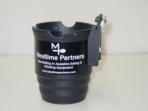 Drink-Partner Drinking System Cup-Holder for Slide-Track